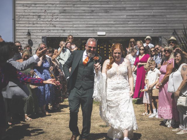 Ben and Lizzie's Wedding in Hayle, Cornwall 32