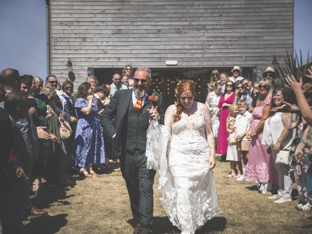 Ben and Lizzie's Wedding in Hayle, Cornwall 33