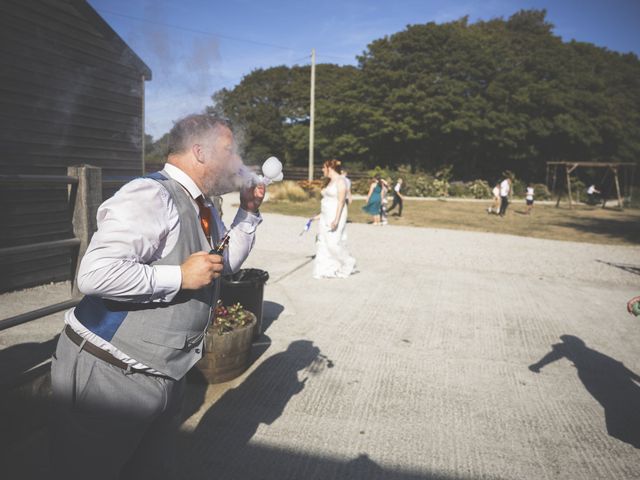 Ben and Lizzie's Wedding in Hayle, Cornwall 61