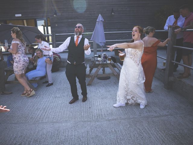 Ben and Lizzie's Wedding in Hayle, Cornwall 64