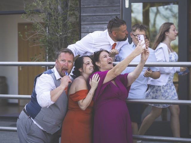 Ben and Lizzie's Wedding in Hayle, Cornwall 71