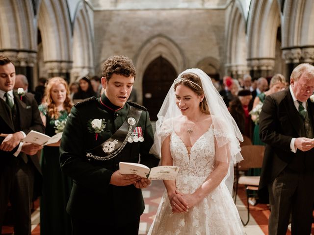 Julia and Charlie&apos;s Wedding in Corfe Castle, Dorset 17