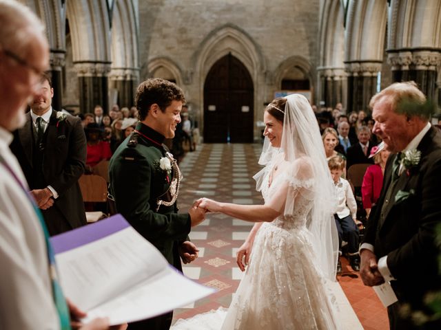 Julia and Charlie&apos;s Wedding in Corfe Castle, Dorset 18