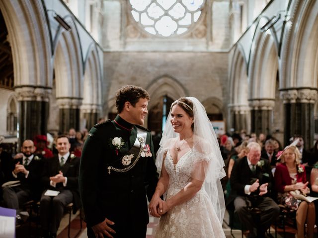 Julia and Charlie&apos;s Wedding in Corfe Castle, Dorset 19