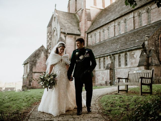 Julia and Charlie&apos;s Wedding in Corfe Castle, Dorset 28