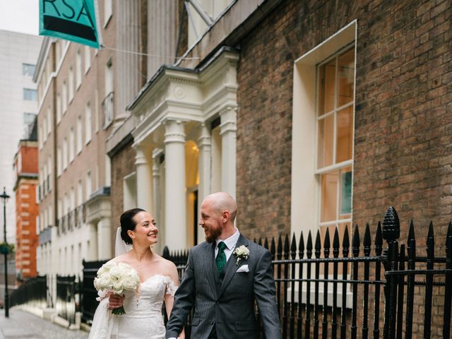 Alfie and Amelia's Wedding in Central London, South West London 37