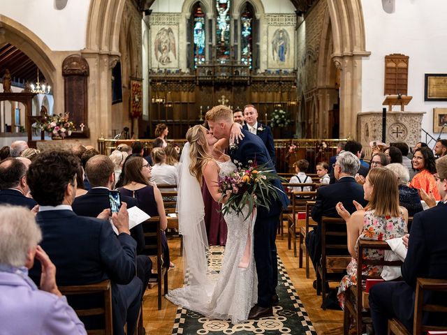 Adam and Jess&apos;s Wedding in Church Crookham, Hampshire 20
