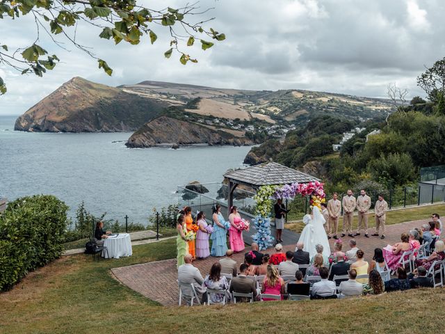 Alex and Holly's Wedding in Ilfracombe, Devon 7