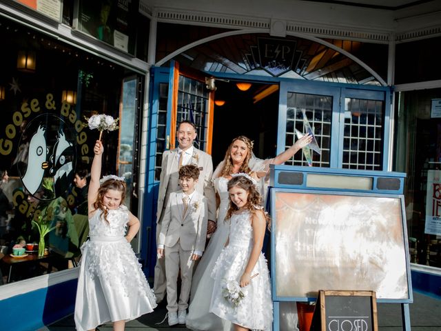 Steve and Shelley's Wedding in Bridport, Dorset 46