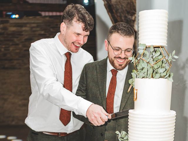 Josh and Jake's Wedding in Chesterfield, Derbyshire 85
