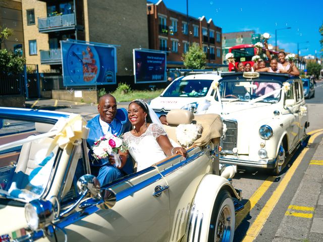Marsha and Dwain&apos;s Wedding in London - East, East London 17