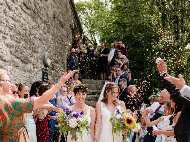 Josie and Francesca&apos;s Wedding in St Austell, Cornwall 17