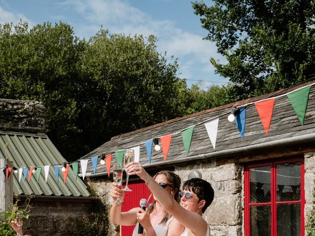 Josie and Francesca&apos;s Wedding in St Austell, Cornwall 31