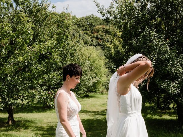 Josie and Francesca&apos;s Wedding in St Austell, Cornwall 51