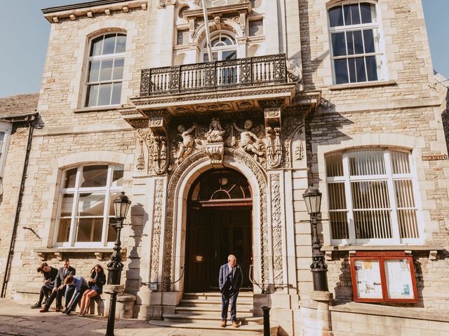 George and Abbie&apos;s Wedding in Swanage, Dorset 3