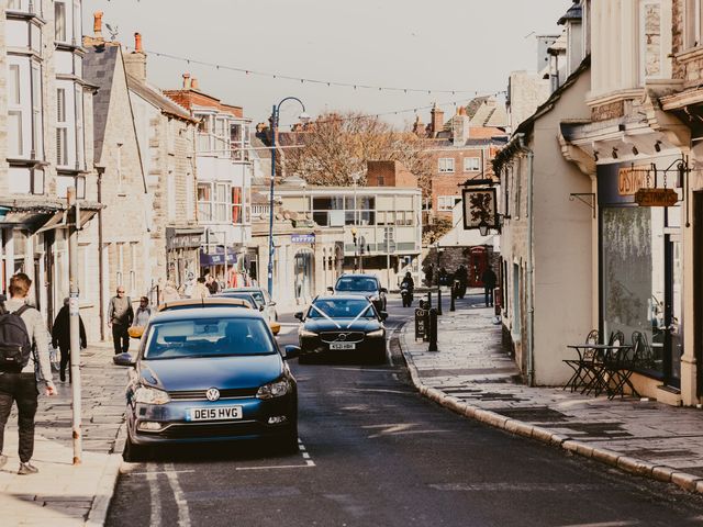 George and Abbie&apos;s Wedding in Swanage, Dorset 6