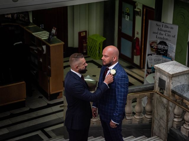 Mirko and Ruben's Wedding in Islington, North London 6