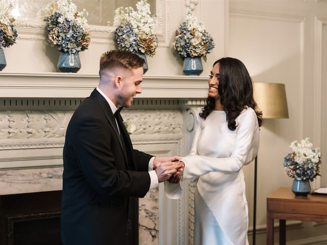 Brandon and Piri's Wedding in Marylebone, West Central London 13