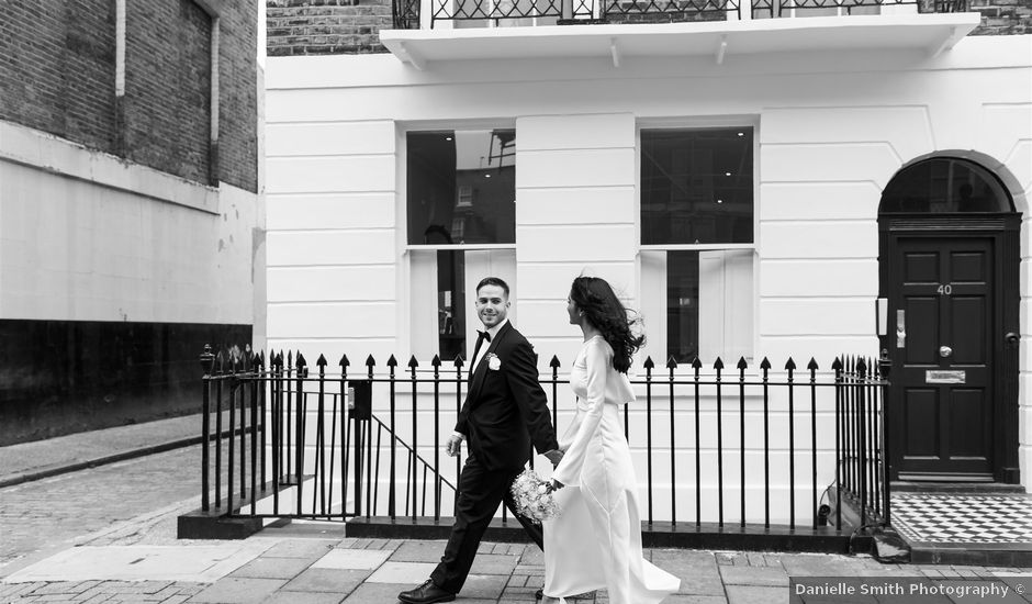 Brandon and Piri's Wedding in Marylebone, West Central London
