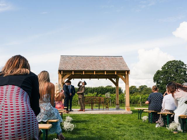 Rosie and Jack&apos;s Wedding in Blagdon, Bristol 18