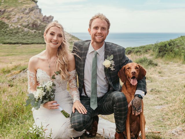 Shane and Sarah&apos;s Wedding in Lynton, Devon 13