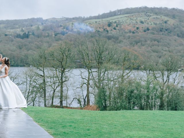 Niel and Victoria&apos;s Wedding in Windermere, Cumbria 105