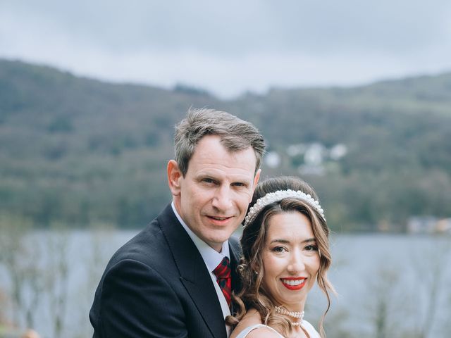 Niel and Victoria&apos;s Wedding in Windermere, Cumbria 108