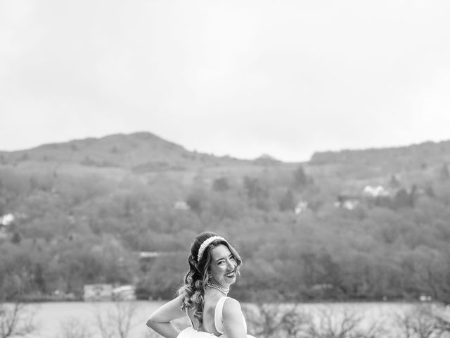 Niel and Victoria&apos;s Wedding in Windermere, Cumbria 116