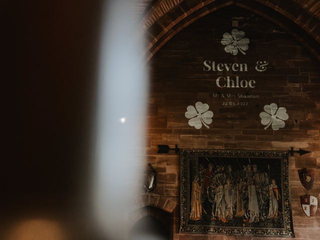 Steven and Chloe&apos;s Wedding in Peckforton, Cheshire 4