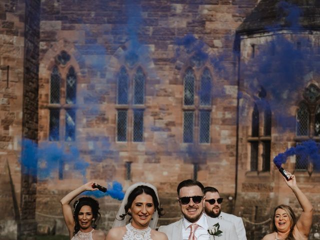 Steven and Chloe&apos;s Wedding in Peckforton, Cheshire 15