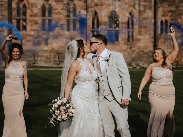 Steven and Chloe&apos;s Wedding in Peckforton, Cheshire 17