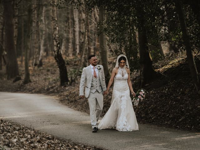 Steven and Chloe&apos;s Wedding in Peckforton, Cheshire 19