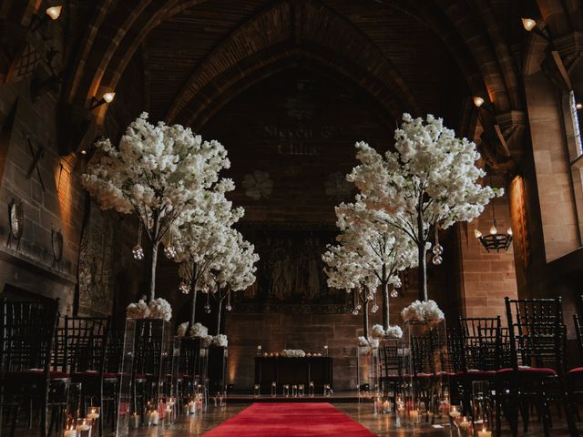 Steven and Chloe&apos;s Wedding in Peckforton, Cheshire 43