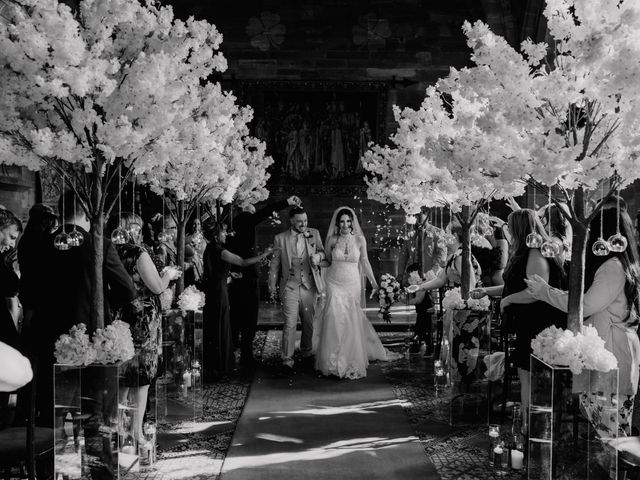 Steven and Chloe&apos;s Wedding in Peckforton, Cheshire 54