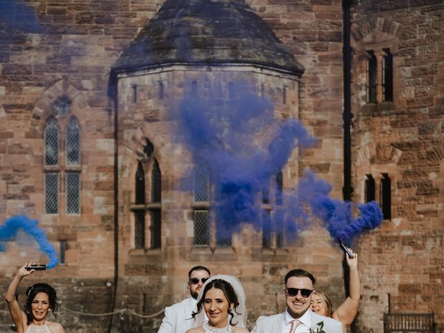 Steven and Chloe&apos;s Wedding in Peckforton, Cheshire 106