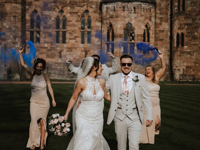 Steven and Chloe&apos;s Wedding in Peckforton, Cheshire 107