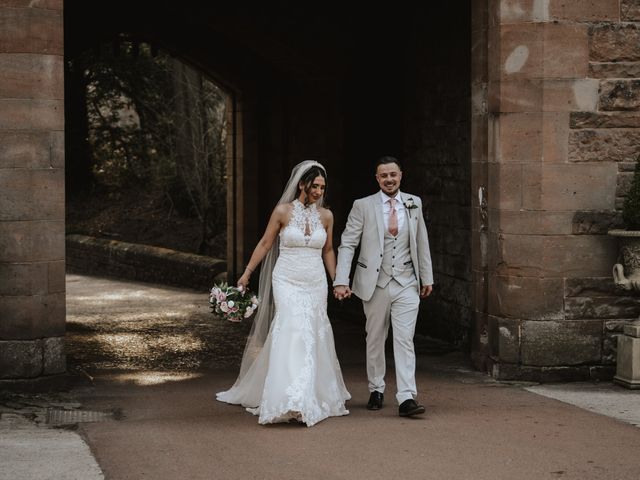 Steven and Chloe&apos;s Wedding in Peckforton, Cheshire 111
