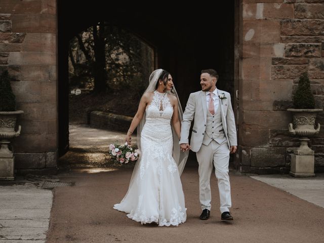 Steven and Chloe&apos;s Wedding in Peckforton, Cheshire 112