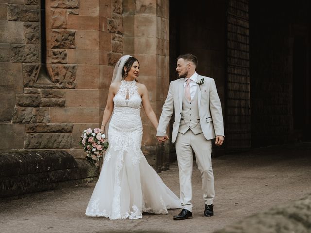 Steven and Chloe&apos;s Wedding in Peckforton, Cheshire 113
