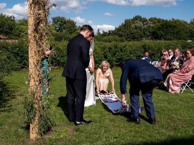 Fede and Anja&apos;s Wedding in Laxfield, Suffolk 6