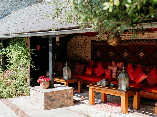 Louis and Emma's Wedding in Upwaltham, West Sussex 10