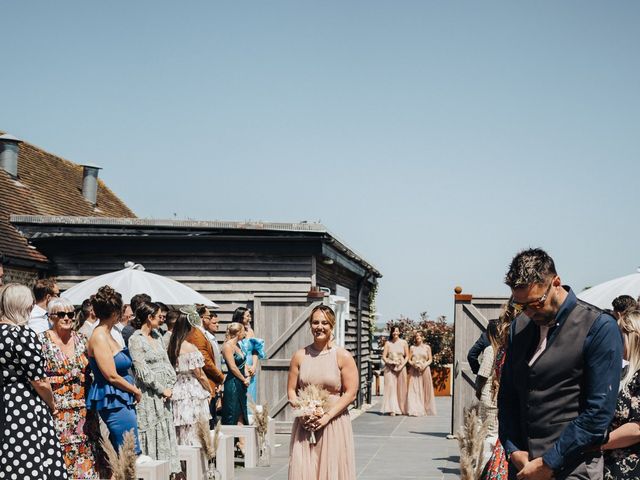 Max and Lizzy&apos;s Wedding in Pagham, West Sussex 78