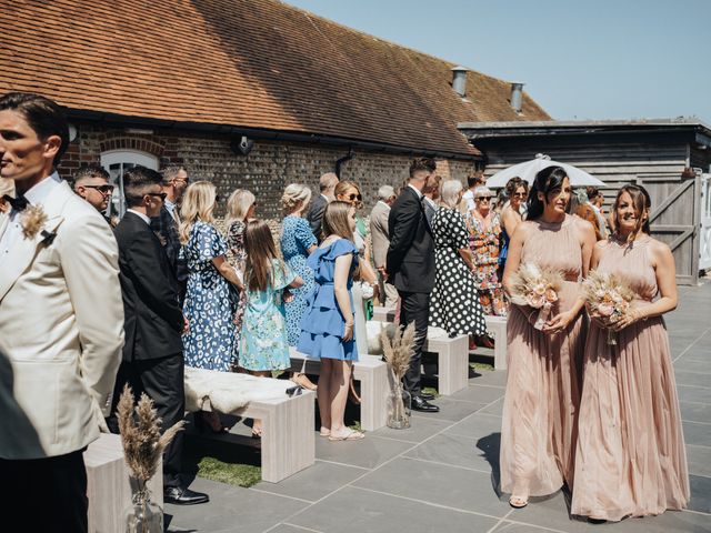 Max and Lizzy&apos;s Wedding in Pagham, West Sussex 81