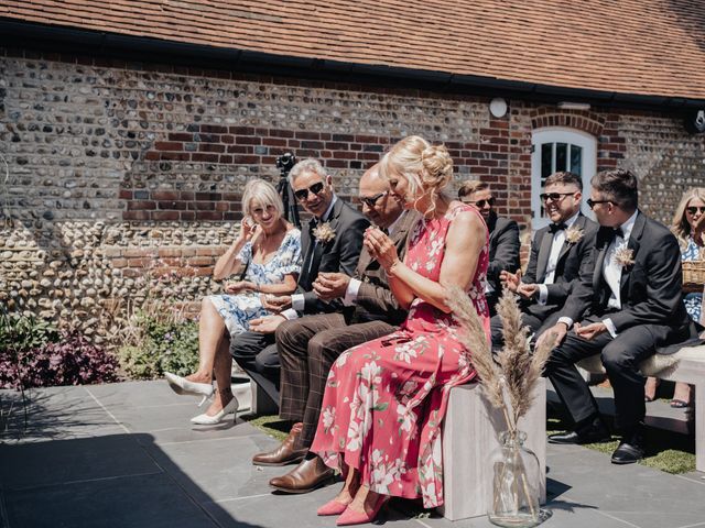 Max and Lizzy&apos;s Wedding in Pagham, West Sussex 121