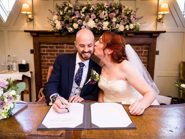 Gary and Becky's Wedding in Beaulieu, Hampshire 42
