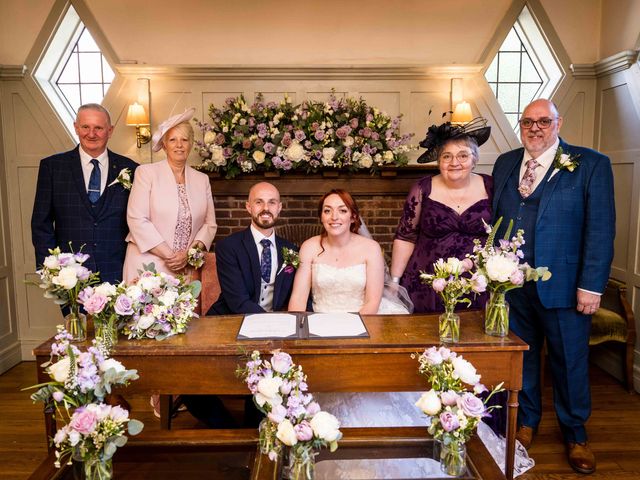 Gary and Becky's Wedding in Beaulieu, Hampshire 43