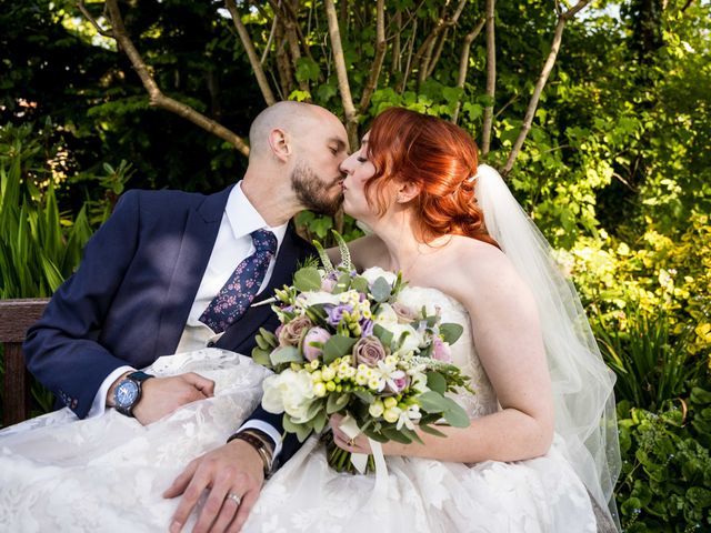 Gary and Becky's Wedding in Beaulieu, Hampshire 61