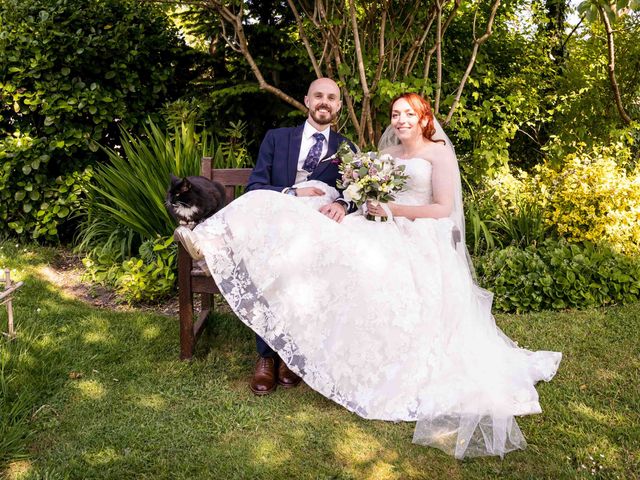 Gary and Becky's Wedding in Beaulieu, Hampshire 63