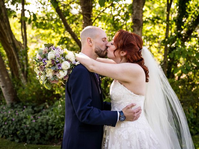 Gary and Becky's Wedding in Beaulieu, Hampshire 64