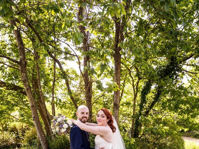 Gary and Becky's Wedding in Beaulieu, Hampshire 65